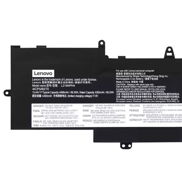 Baterie pro notebooky LENOVO L21M4PH4 L21C4PH4 L21D4PH4 - Image 3