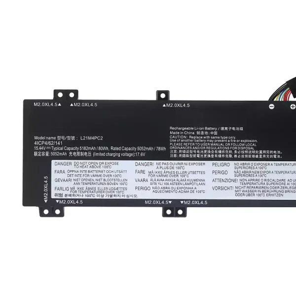 Baterie pro notebooky Lenovo L21B4PC0 L21C4PC1 L21D4PC1 L21M4PC2 L21M4PC3 - Image 3