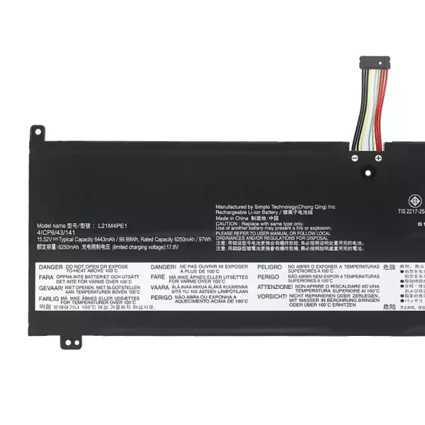Baterie pro notebooky LENOVO L21M4PE1 L21C4PE1 L21B4PE1 - Image 3