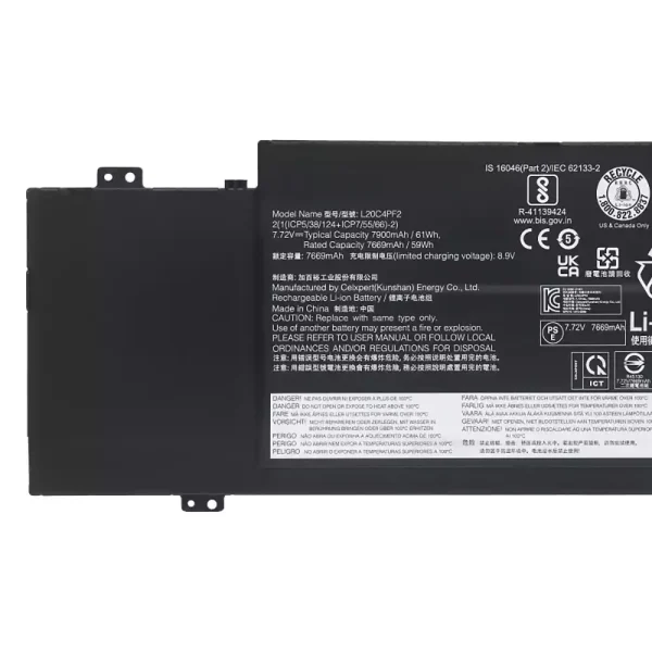 Baterie pro notebooky LENOVO L20C4PF2 L20D4PF2 L20M4PF2 - Image 3