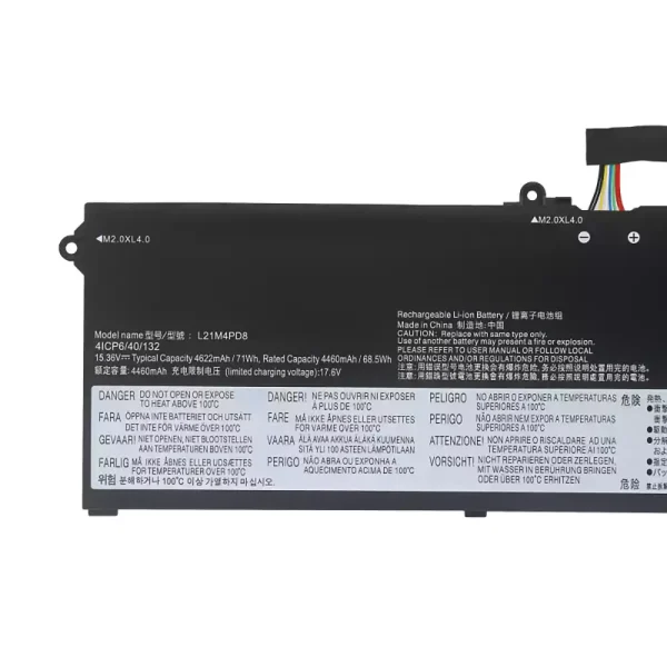Baterie pro notebooky LENOVO L21C4PD8 L21D4PD8 L21L4PD8 L21M4PD8 - Image 3