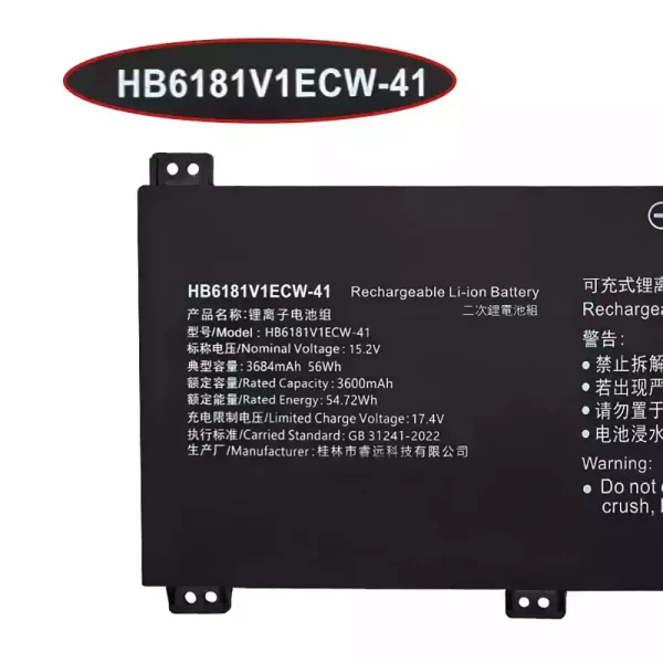 Baterie pro notebooky HUAWEI HB6181V1ECW-41 - Image 3