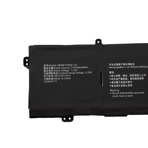 Baterie pro notebooky HUAWEI HB5881P1EEW-31A - Image 3