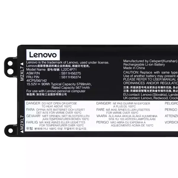 Baterie pro notebooky LENOVO L22C4P71 L22M4P71 - Image 3