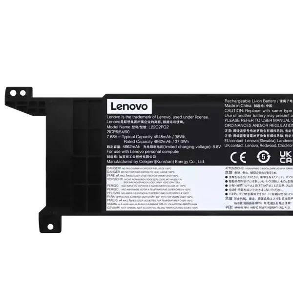 Baterie pro notebooky LENOVO L22M2PG2 L22B2PG2 L22C2PG2 L22D2PG2 - Image 3