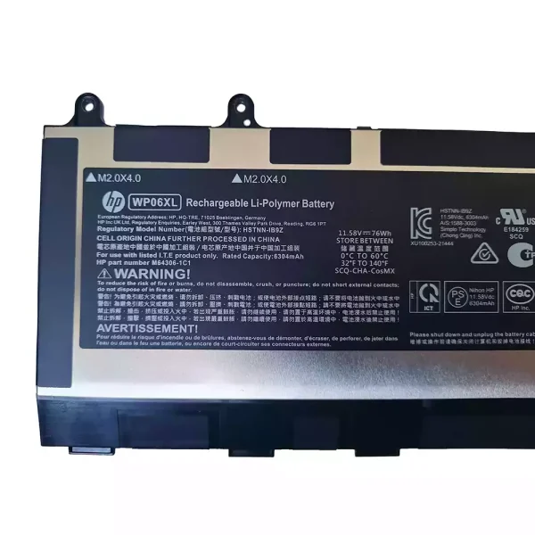 Baterie pro notebooky HP WP06XL - Image 3