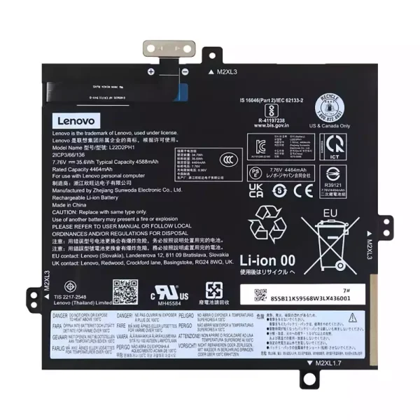 Baterie pro notebooky LENOVO L22B2PH1 L22D2PH1