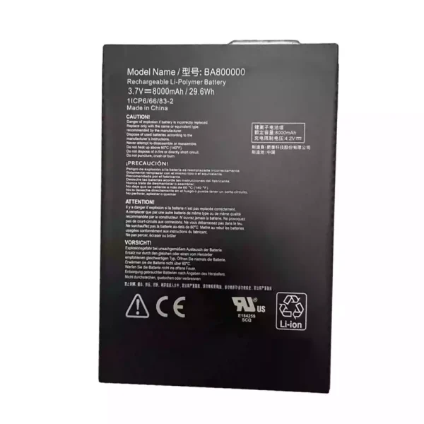 Baterie pro notebooky BA800000