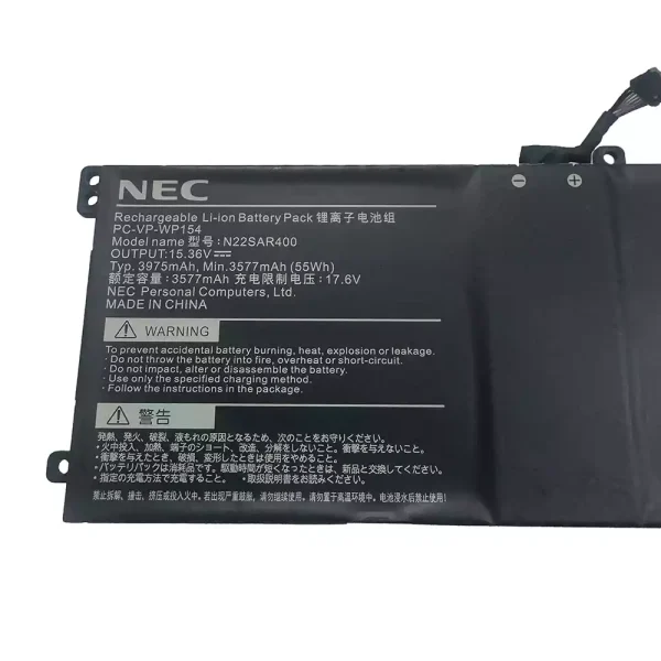Baterie pro notebooky NEC PC-VP-WP154 N22SAR400 - Image 2