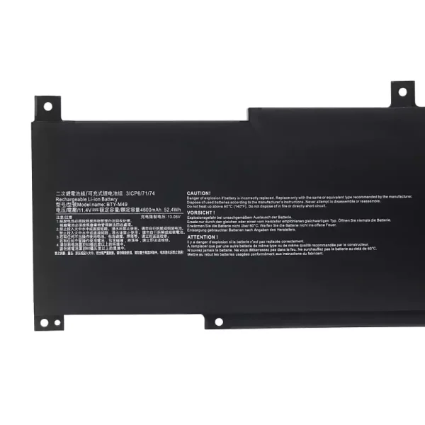 Baterie pro notebooky MSI BTY-M49 - Image 3