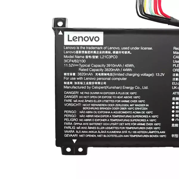 Baterie pro notebooky Lenovo L21C3PC0 L21D3PC0 L21L3PC0 L21M3PC0 - Image 4