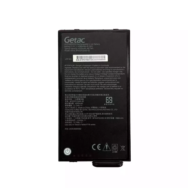 Baterie pro notebooky Getac BP3S2P2100S-02 BP3S1P2680B Getac F110