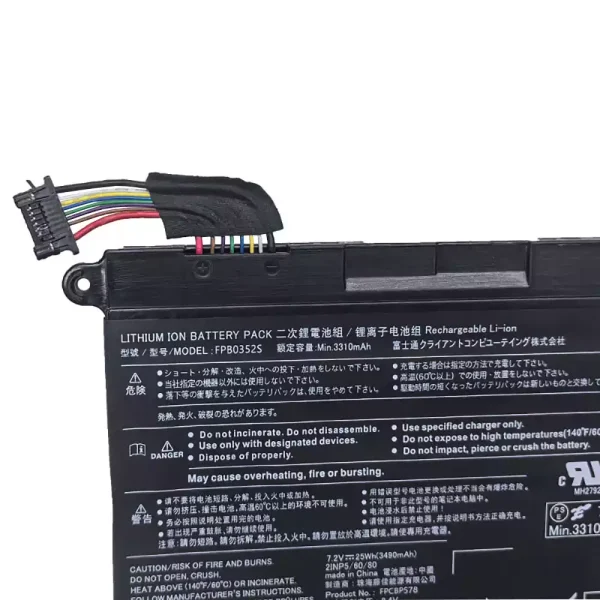 Baterie pro notebooky Fujitsu FPB0352S FPCBP578 - Image 3