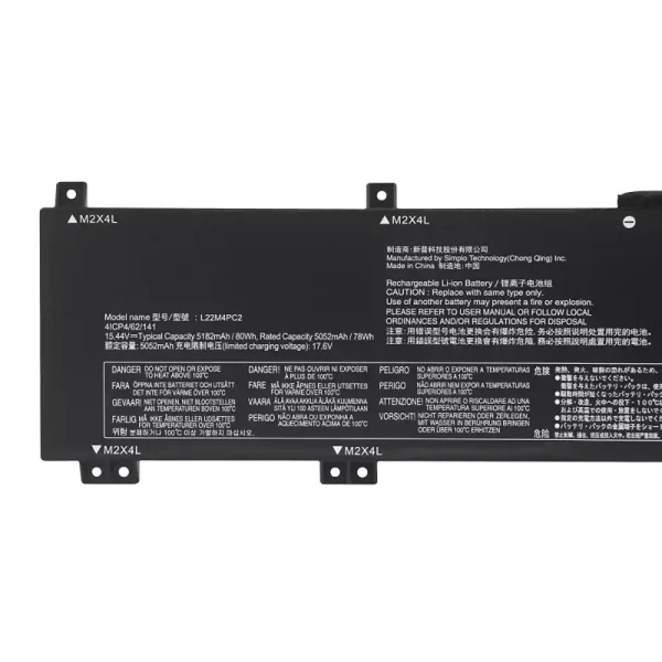 Baterie pro notebooky LENOVO L22M4PC2 L22B4PC2 L22C4PC2 L22D4PC2 - Image 3