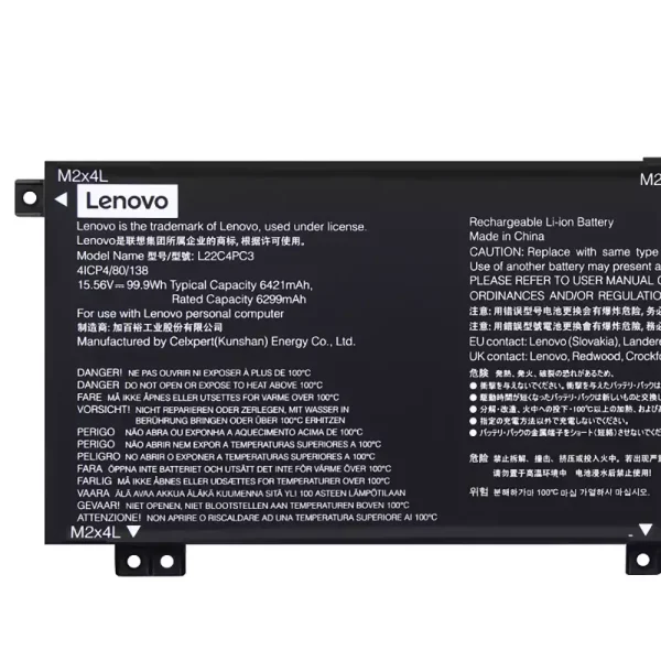 Baterie pro notebooky LENOVO L22C4PC3 L22D4PC3 L22M4PC3 - Image 3