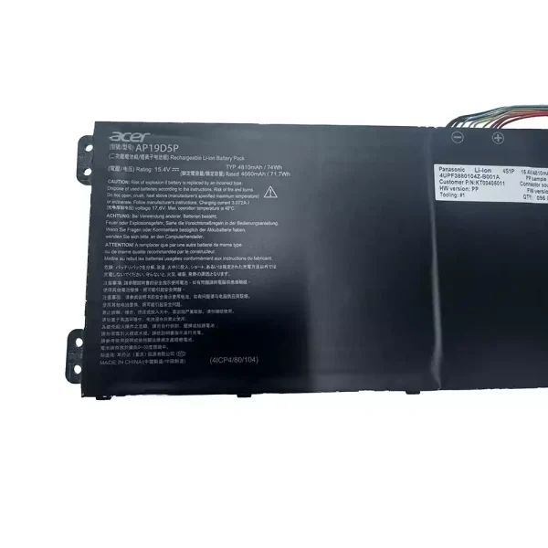Baterie pro notebooky ACER AP19D5P - Image 3