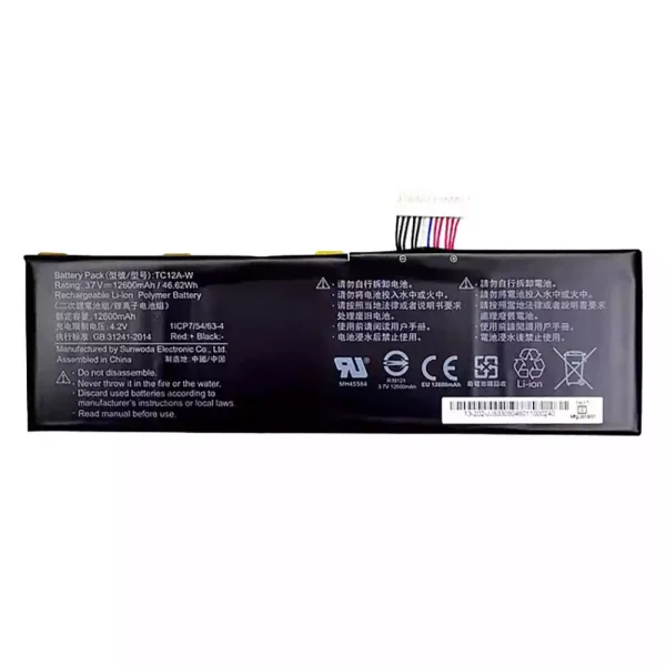Baterie pro notebooky TC12A-W 13-202-jj8330