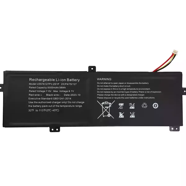 Baterie pro notebooky U3576127PV-2S1P 3576127P-2S1P