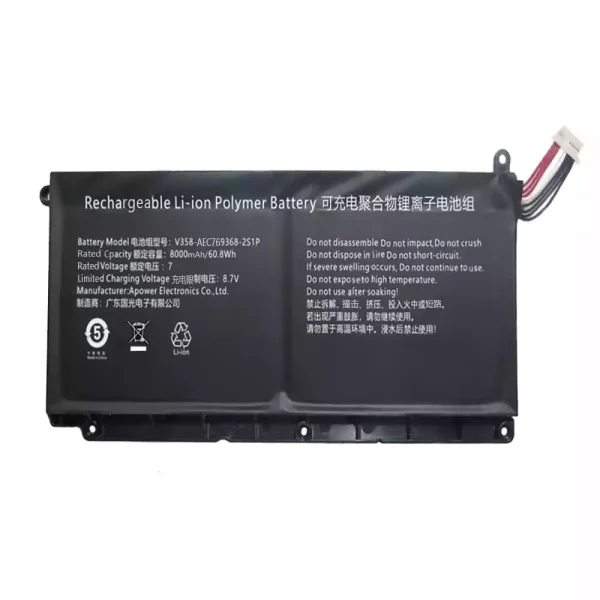 Baterie pro notebooky AEC769368-2S1P V358-AEC769368-2S1P