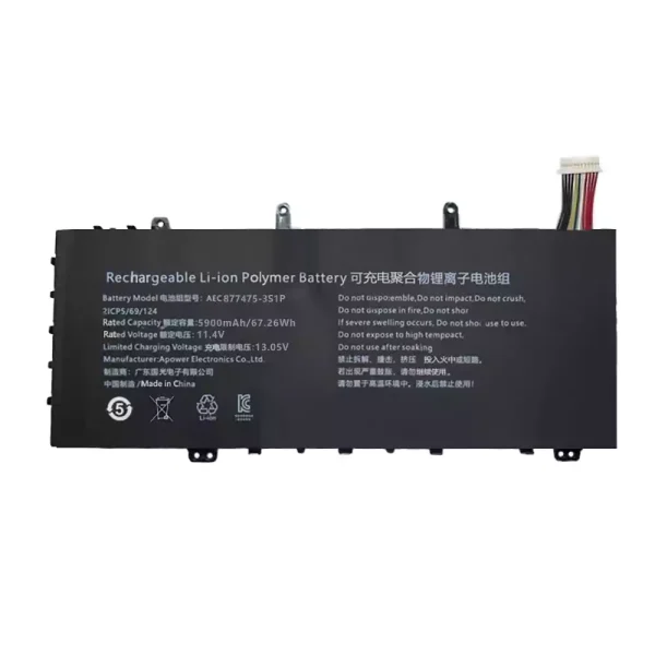 Baterie pro notebooky AEC677475-3S1P