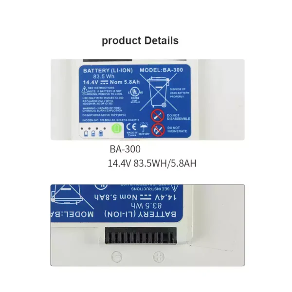 Zcela nová baterie pro Inogen Oxygen Machine 1400-1020 1400-1030 1400-1000 - Image 3