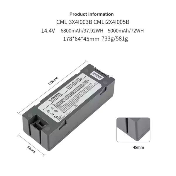 Zcela nová baterie pro COMEN CMLI2X4I005B CMLI2X4I002B - Obrázek 3