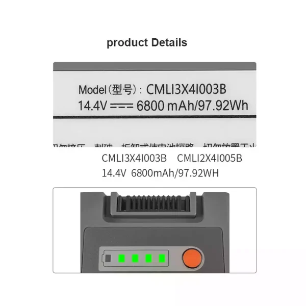 Zcela nová baterie pro COMEN CMLI2X4I005B CMLI2X4I002B - Obrázek 4