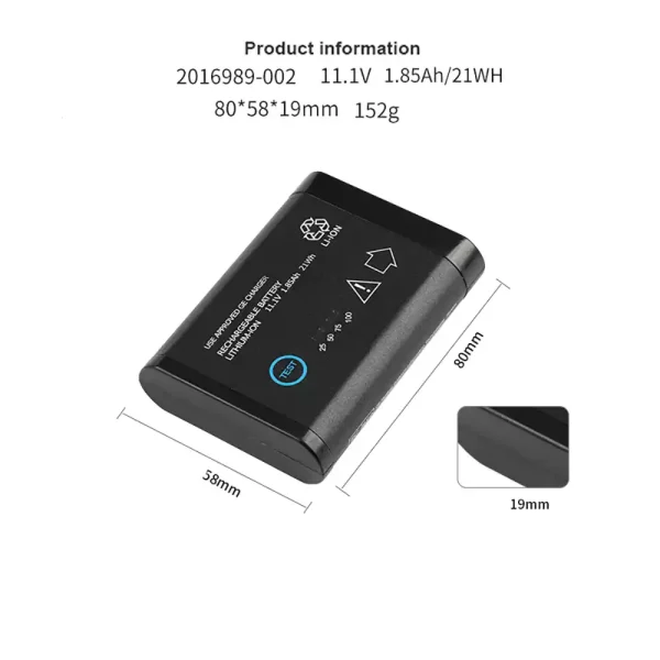 Zcela nová baterie pro GE 2016989-002 2016989-003 DR203 Solar 8000i - Obrázek 3