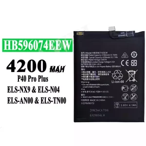 Baterie HB596074EEW pro HUAWEI P40 Pro Plus