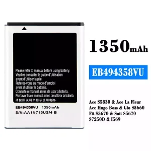 Baterie EB494358VU pro Samsung Ace S5830