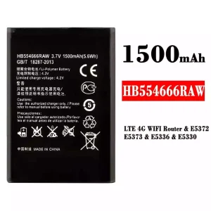 Baterie HB554666RAW pro HUAWEI LTE 4G WIFI Router / E5372 / E5373 / E5336 / E5330