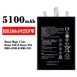 Baterie HB506492EFW pro HUAWEI Honor Magic 5 Lite / Honor X40 / Honor X9A