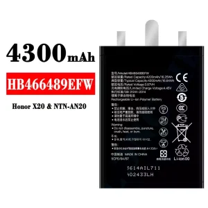 Baterie HB466489EFW pro HUAWEI Honor X20