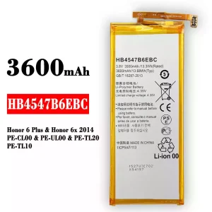Baterie HB4547B6EBC pro HUAWEI Honor 6 Plus / Honor 6x 2014
