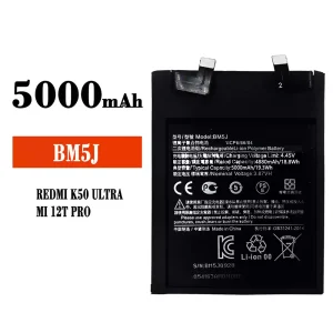 Baterie BM5J pro Xiaomi Redmi K50 ultra / MI 12T Pro