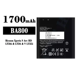 Baterie BA800 pro Sony Ricsson Xperia S Arc HD / LT26i / V LT25i / LT26