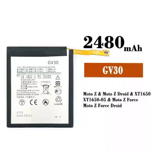 Baterie GV30 pro Motorola Moto Z / Moto Z Droid / Moto Z Force / Moto Z Force Droid