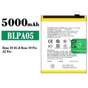 Baterie BLPA05 pro OPPO Reno 10 4G / Reno 10 Pro / A2 Pro