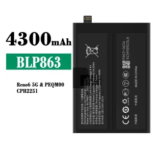 Baterie BLP863 pro OPPO RENO 6 5G