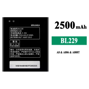 Baterie BL229 pro Lenovo A8/A806/A808T