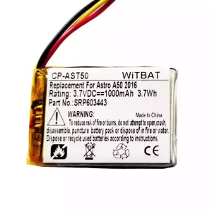 Baterie pro sluchátka Astro A50,Astro A20,Astro A38,HyperX Cloud Core Wireless