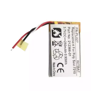 Baterie pro sluchátka Plantronics 216261-01,212366-01