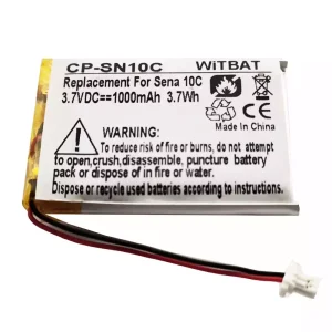 Baterie pro sluchátka Sena 10C 10C Pro Motorcycle Bluetooth Headset Camera