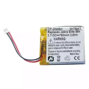 Baterie pro sluchátka Jabra Elite 85h,Jabra Elite 75t,Evolve2 85,PL661935V