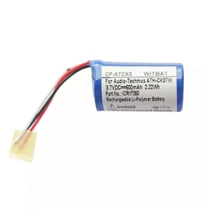 Baterie pro sluchátka Audio-Technica ATH-CK3TW Nabíjecí pouzdro,ICR17280