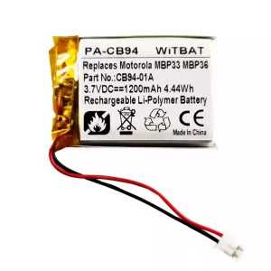 Baterie pro reproduktoru Motorola Sonic Play 100,MBP33,MBP36,CB94-01A