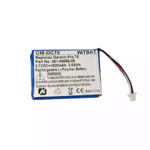 Baterie pro Garmin Pro 550,Pro 70, PT 10, PT 5, TB 10