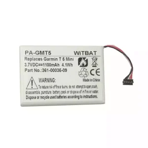 Baterie pro Garmin T 5 Mini,TT 15 Mini GPS,361-00035-09