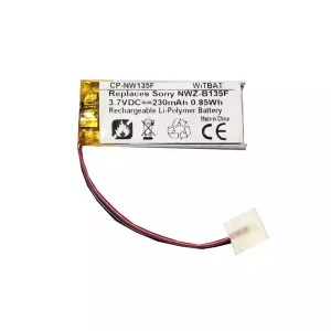 Baterie pro SONY Walkman NWZ-B133F,NWZ-B135,NWZ-B142F,NWZ-152F,NWZ-B162F,NWZ-B172F,NWZ-B173F,NWZ-B183F