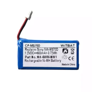 Baterie pro SONY Walkman NW-MS70D,NW-MS90D,NH-6WM-NW1
